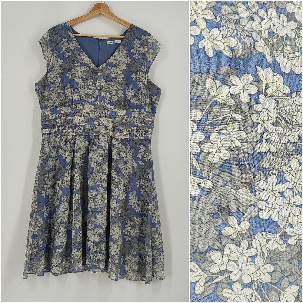 Ricki's | chiffon printed dress - Picture 1 of 6